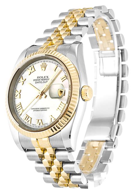 rolex pre owned datejust mother of pearl|rolex datejust 36mm white dial.